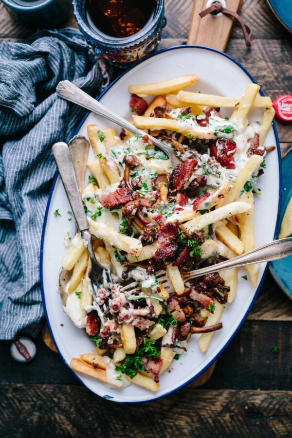 Cheesy Chicken Loaded Fries